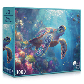 Sea Turtle 1000 Piece Jigsaw Puzzle | Final Piece Puzzles - Jigsaw Puzzles - The Puzzle Center