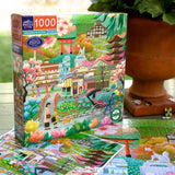 Seasons in Kyoto 1000 Piece Jigsaw Puzzle | eeBoo - Jigsaw Puzzles - The Puzzle Center