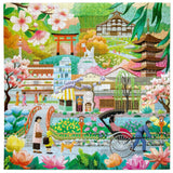 Seasons in Kyoto 1000 Piece Jigsaw Puzzle | eeBoo - Jigsaw Puzzles - The Puzzle Center