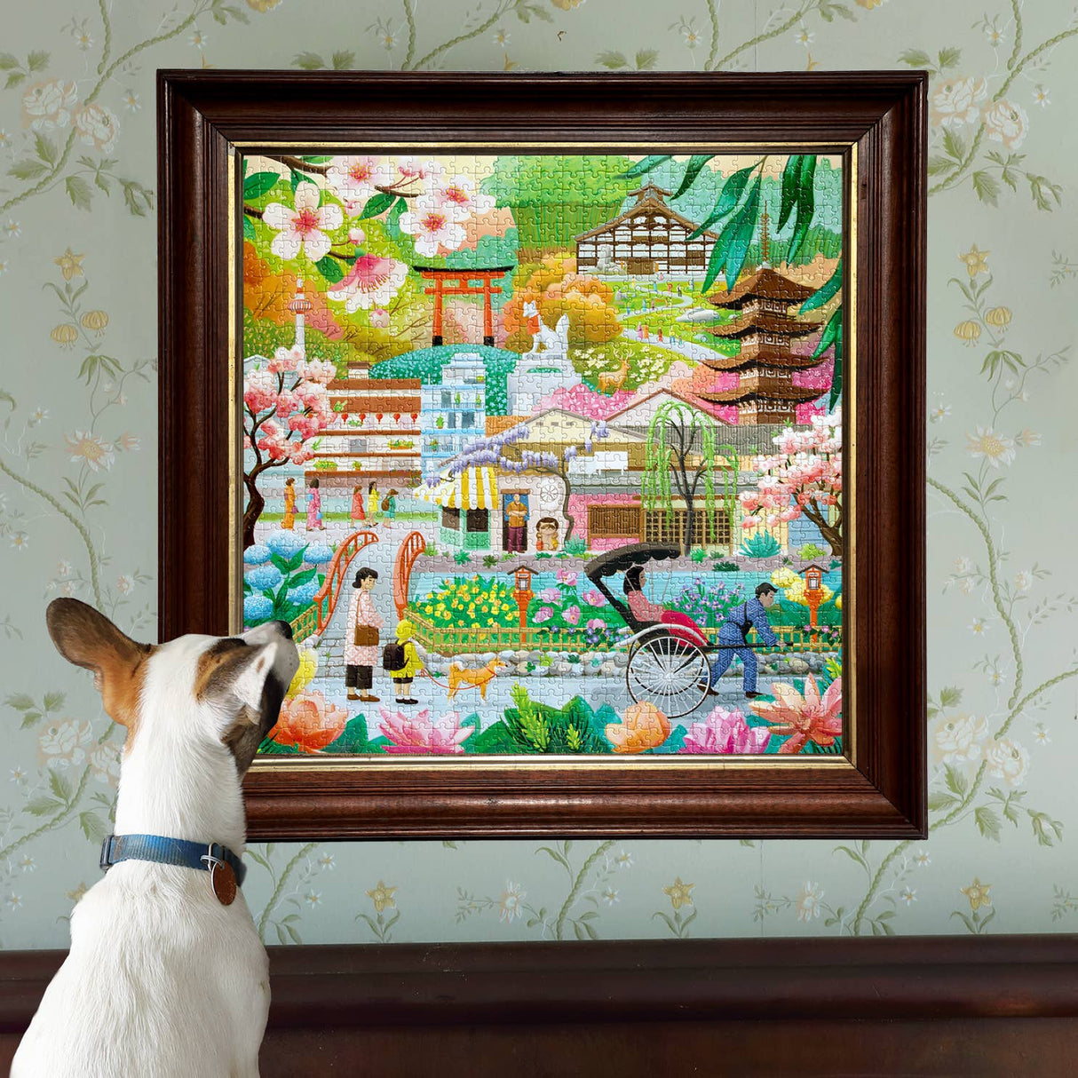 Seasons in Kyoto 1000 Piece Jigsaw Puzzle | eeBoo - Jigsaw Puzzles - The Puzzle Center