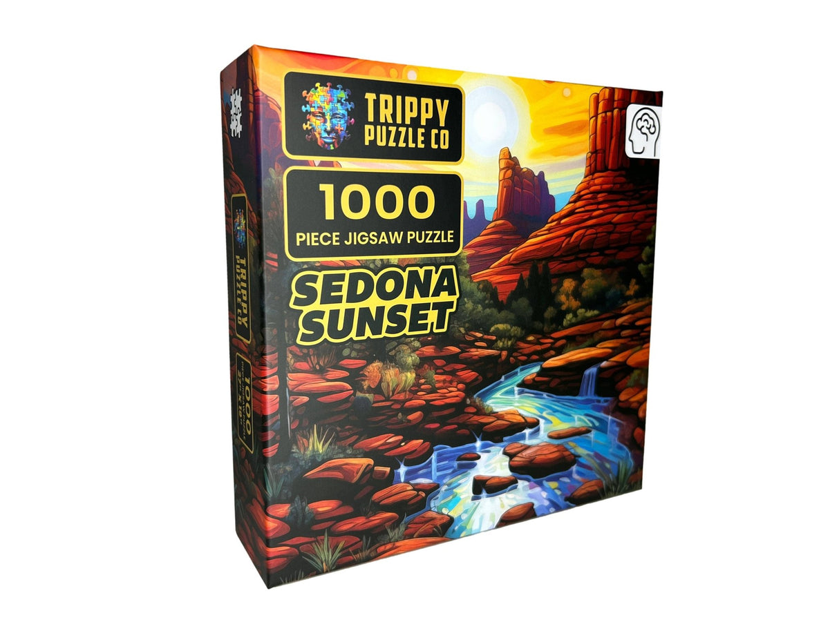 Sedona Sunset 1000 Piece Jigsaw Puzzle | Trippy Puzzle Co - Jigsaw Puzzles - The Puzzle Center