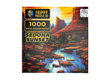 Sedona Sunset 1000 Piece Jigsaw Puzzle | Trippy Puzzle Co - Jigsaw Puzzles - The Puzzle Center