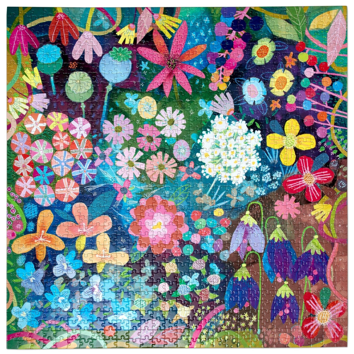 Seeds & Flowers 1000 Piece Jigsaw Puzzle | eeBoo - Jigsaw Puzzles - The Puzzle Center