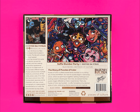 Selfie Slumber Party 300 Piece Jigsaw Puzzle | Puzzles of Color - Jigsaw Puzzles - The Puzzle Center