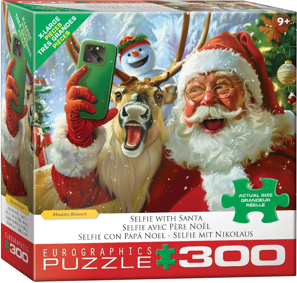 Selfie with Santa 300 Piece Jigsaw Puzzle | Eurographics - Jigsaw Puzzles - The Puzzle Center