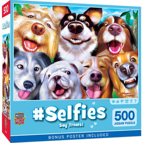 Selfies Say Treats! 500 Piece Puzzle by Masterpieces Puzzles - Masterpieces Puzzles - Jigsaw Puzzles - The Puzzle Center