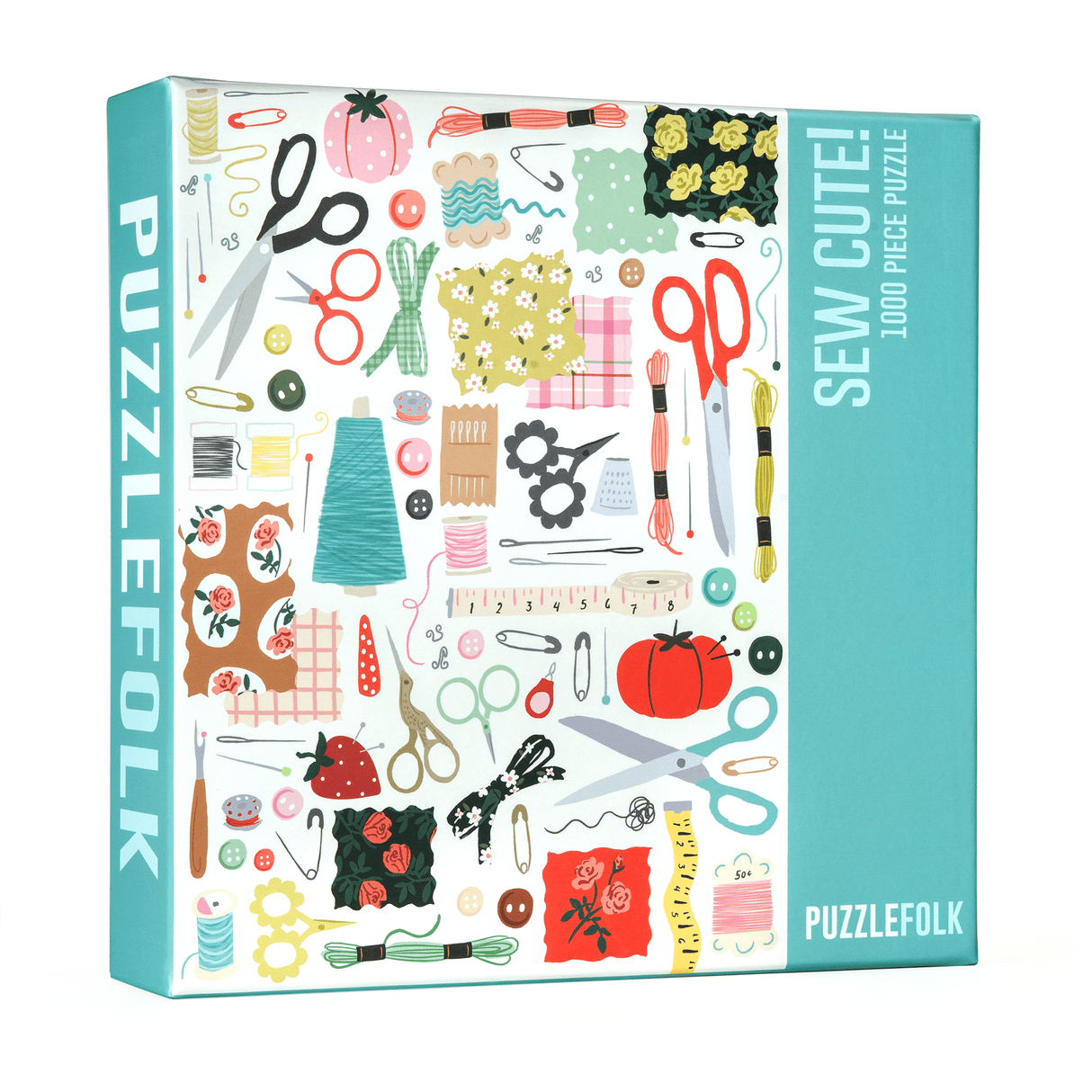 Sew Cute! 1000 Piece Jigsaw Puzzle | Puzzlefolk - Jigsaw Puzzles - The Puzzle Center