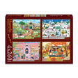 Shanya Bharti 4 x 260 Pieces Jigsaw Puzzles | Magnolia - Jigsaw Puzzles - The Puzzle Center
