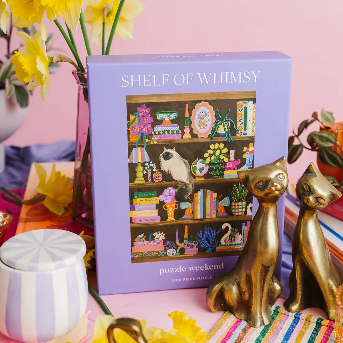 Shelf of Whimsy 1000 Piece Jigsaw Puzzle | Puzzle Weekend - Jigsaw Puzzles - The Puzzle Center