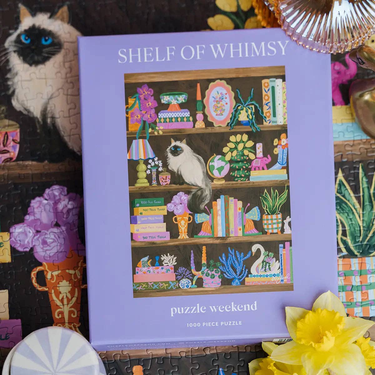 Shelf of Whimsy 1000 Piece Jigsaw Puzzle | Puzzle Weekend - Jigsaw Puzzles - The Puzzle Center