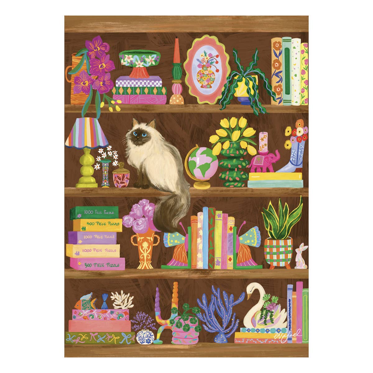 Shelf of Whimsy 1000 Piece Jigsaw Puzzle | Puzzle Weekend - Jigsaw Puzzles - The Puzzle Center