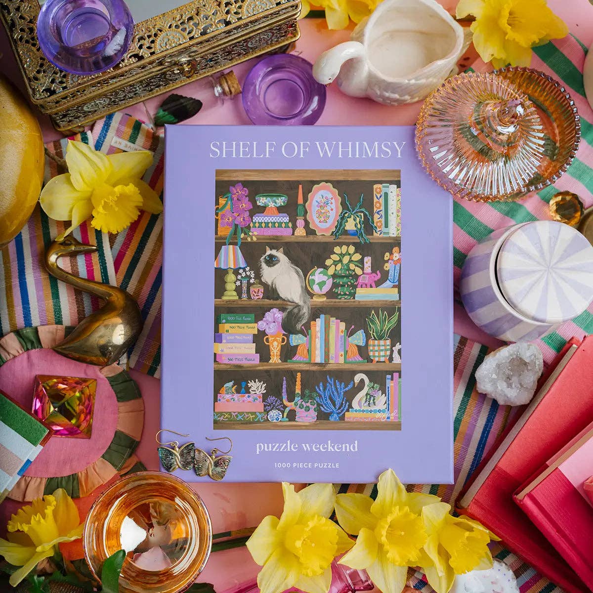 Shelf of Whimsy 1000 Piece Jigsaw Puzzle | Puzzle Weekend - Jigsaw Puzzles - The Puzzle Center