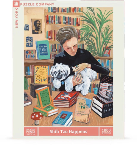 Shih Tzu Happens 1000 Piece Jigsaw Puzzle | New York Puzzle Company - Jigsaw Puzzles - The Puzzle Center