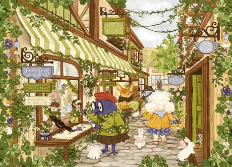 Shopping at Moonberry Market 500 Piece Jigsaw Puzzle | Trevell - Jigsaw Puzzles - The Puzzle Center