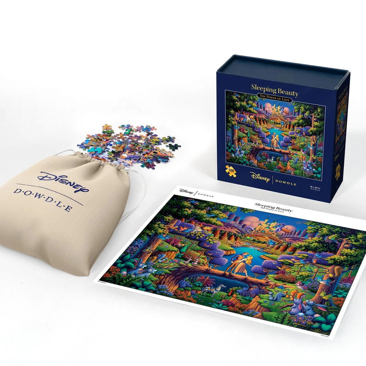 Sleeping Beauty The Power of Love 500 Piece Jigsaw Puzzle | Dowdle Puzzles - Dowdle - Jigsaw Puzzles - The Puzzle Center