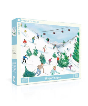 Slippery Slopes 500 Piece Jigsaw Puzzle | New York Puzzle Company - Jigsaw Puzzles - The Puzzle Center