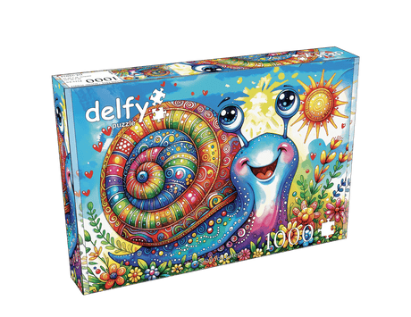Snail You Later! 1000 Piece Jigsaw Puzzle | Delfy Puzzles - Jigsaw Puzzles - The Puzzle Center