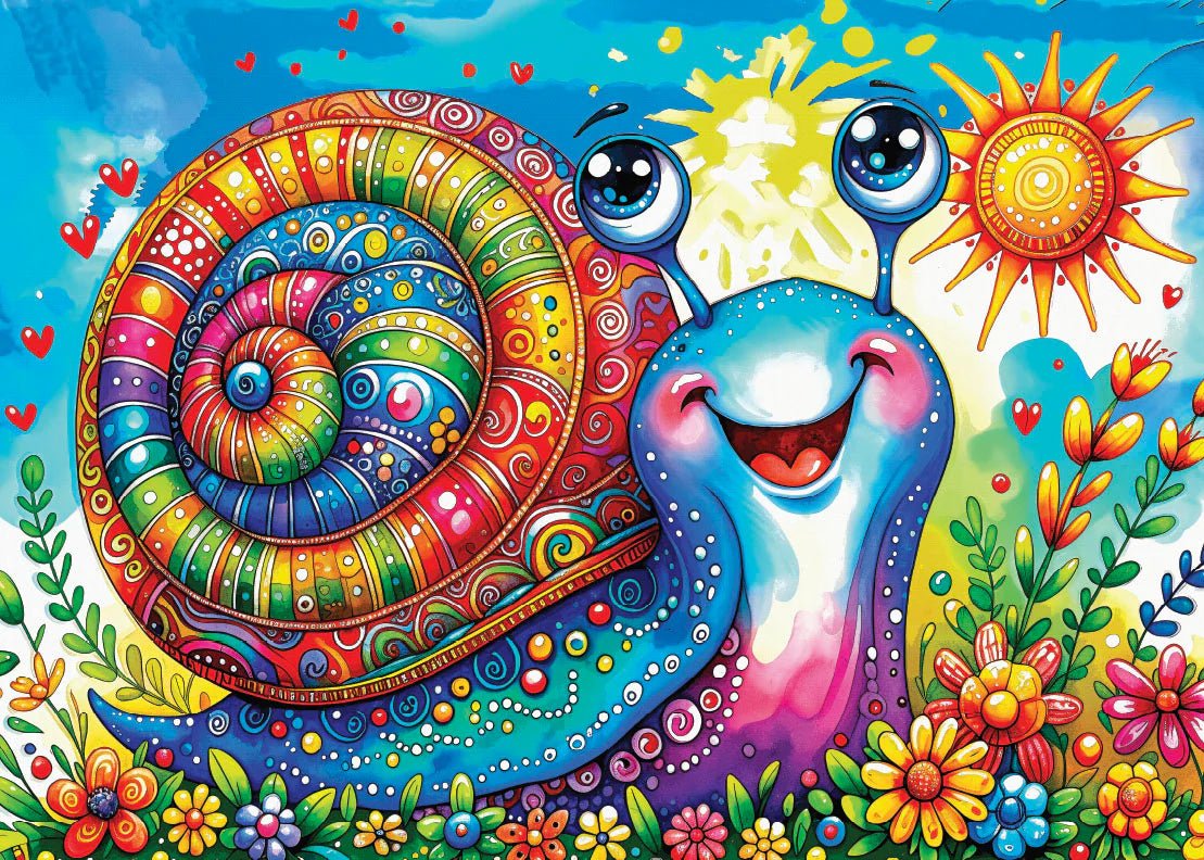 Snail You Later! 1000 Piece Jigsaw Puzzle | Delfy Puzzles - Jigsaw Puzzles - The Puzzle Center
