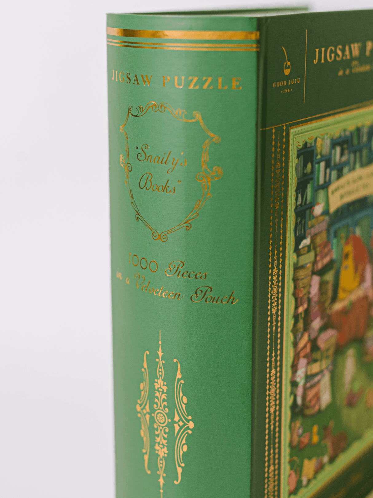 Snaily's Books 1000 Piece Jigsaw Puzzle | Good Juju Ink - Jigsaw Puzzles - The Puzzle Center