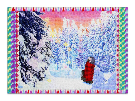 Snow 500 Piece Jigsaw Puzzle | Cloudberries - Jigsaw Puzzles - The Puzzle Center