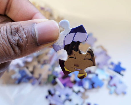 Snow Day 200 Piece Jigsaw Puzzle | Puzzles of Color - Jigsaw Puzzles - The Puzzle Center