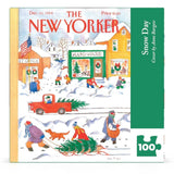Snow Day Mini 100 Piece Mini Jigsaw Puzzle | New York Puzzle Company - Mini Jigsaw Puzzles - The Puzzle Center