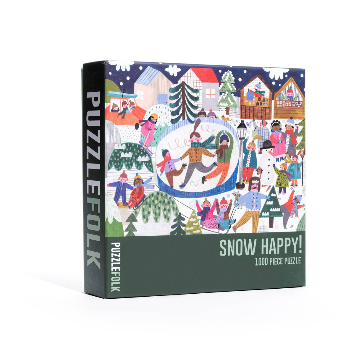 Snow Happy 1000 Piece Jigsaw Puzzle by Puzzlefolk - Jigsaw Puzzles - The Puzzle Center