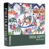 Snow Happy 1000 Piece Jigsaw Puzzle by Puzzlefolk - Jigsaw Puzzles - The Puzzle Center