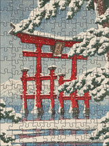 Snowfall 120 Piece Double Sided Jigsaw Puzzle | Pomegranate - Jigsaw Puzzles - The Puzzle Center