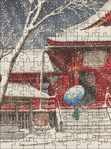 Snowfall 120 Piece Double Sided Jigsaw Puzzle | Pomegranate - Jigsaw Puzzles - The Puzzle Center
