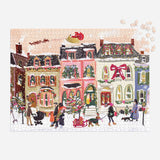Snowfall on Main Street 1000 Piece Jigsaw Puzzle | Galison - Jigsaw Puzzles - The Puzzle Center