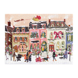 Snowfall on Main Street 1000 Piece Jigsaw Puzzle | Galison - Jigsaw Puzzles - The Puzzle Center
