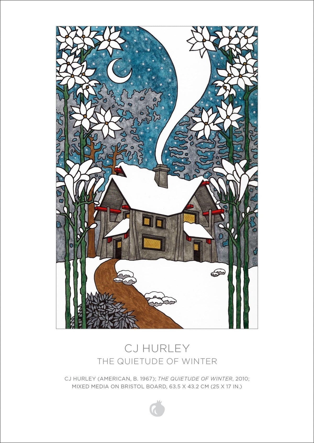 Snowy Cabins 120 Piece Double Sided Jigsaw Puzzle | Pomegranate - Jigsaw Puzzles - The Puzzle Center