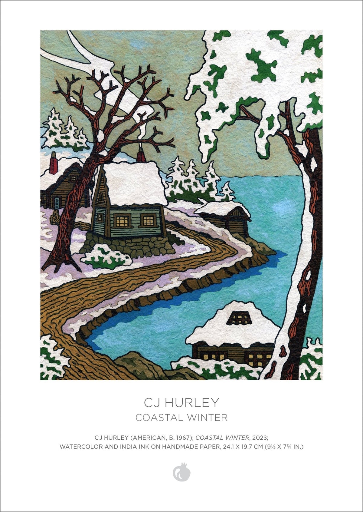 Snowy Cabins 120 Piece Double Sided Jigsaw Puzzle | Pomegranate - Jigsaw Puzzles - The Puzzle Center