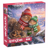 Snowy Squirrels 500 Piece Jigsaw Puzzle | Springbok Puzzles - Jigsaw Puzzles - The Puzzle Center