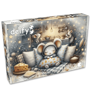 Snuggled In Comfort 1000 Piece Jigsaw Puzzle | Delfy Puzzles - Jigsaw Puzzles - The Puzzle Center