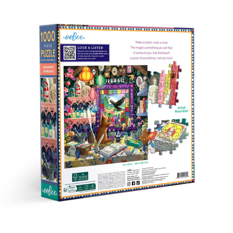Sorcerer's Workshop 1000 Piece Jigsaw Puzzle | eeBoo - Jigsaw Puzzles - The Puzzle Center