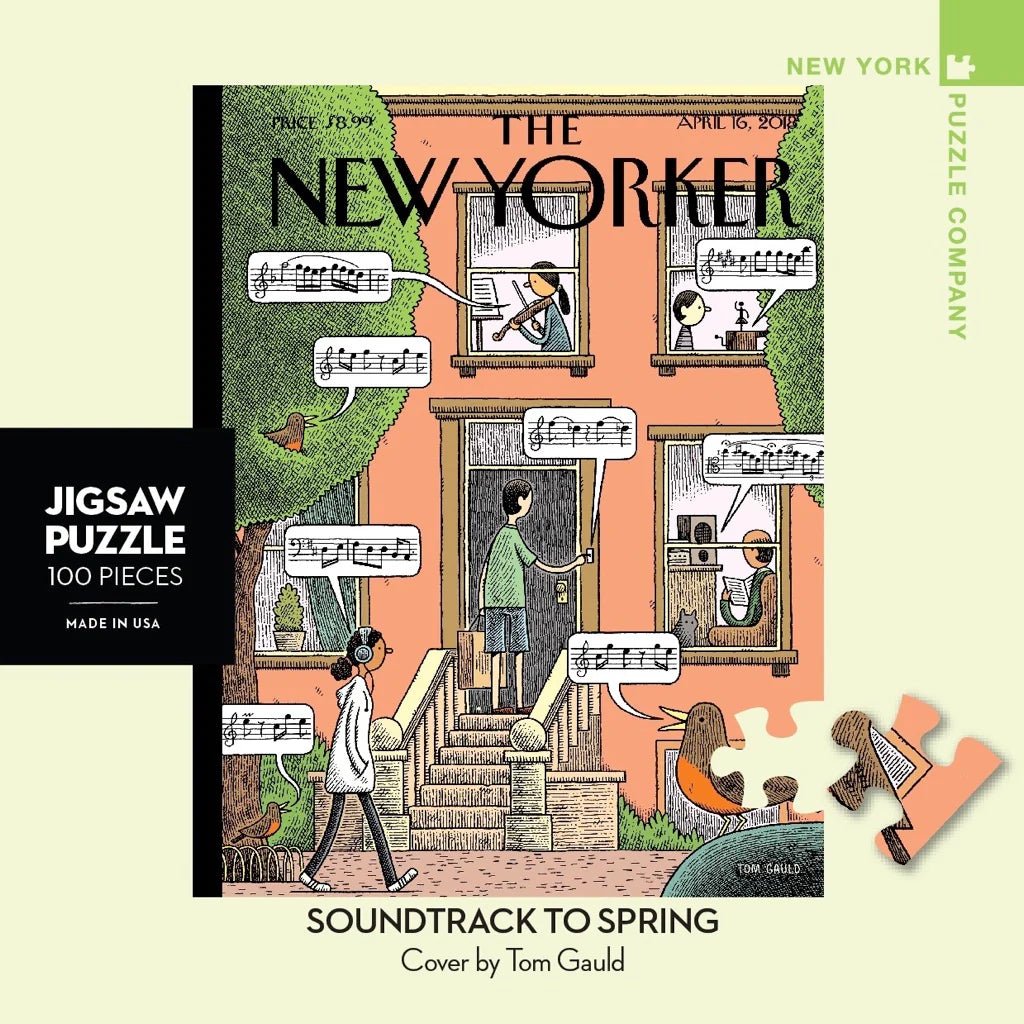 Soundtrack to Spring 100 Piece Mini Jigsaw Puzzle | New York Puzzle Company - Mini Jigsaw Puzzles - The Puzzle Center