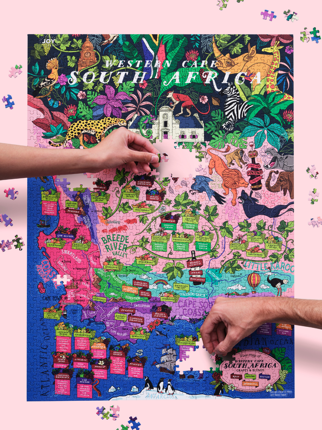 South Africa Wine 1000 Piece Jigsaw Puzzle | Water & Wines - Jigsaw Puzzles - The Puzzle Center