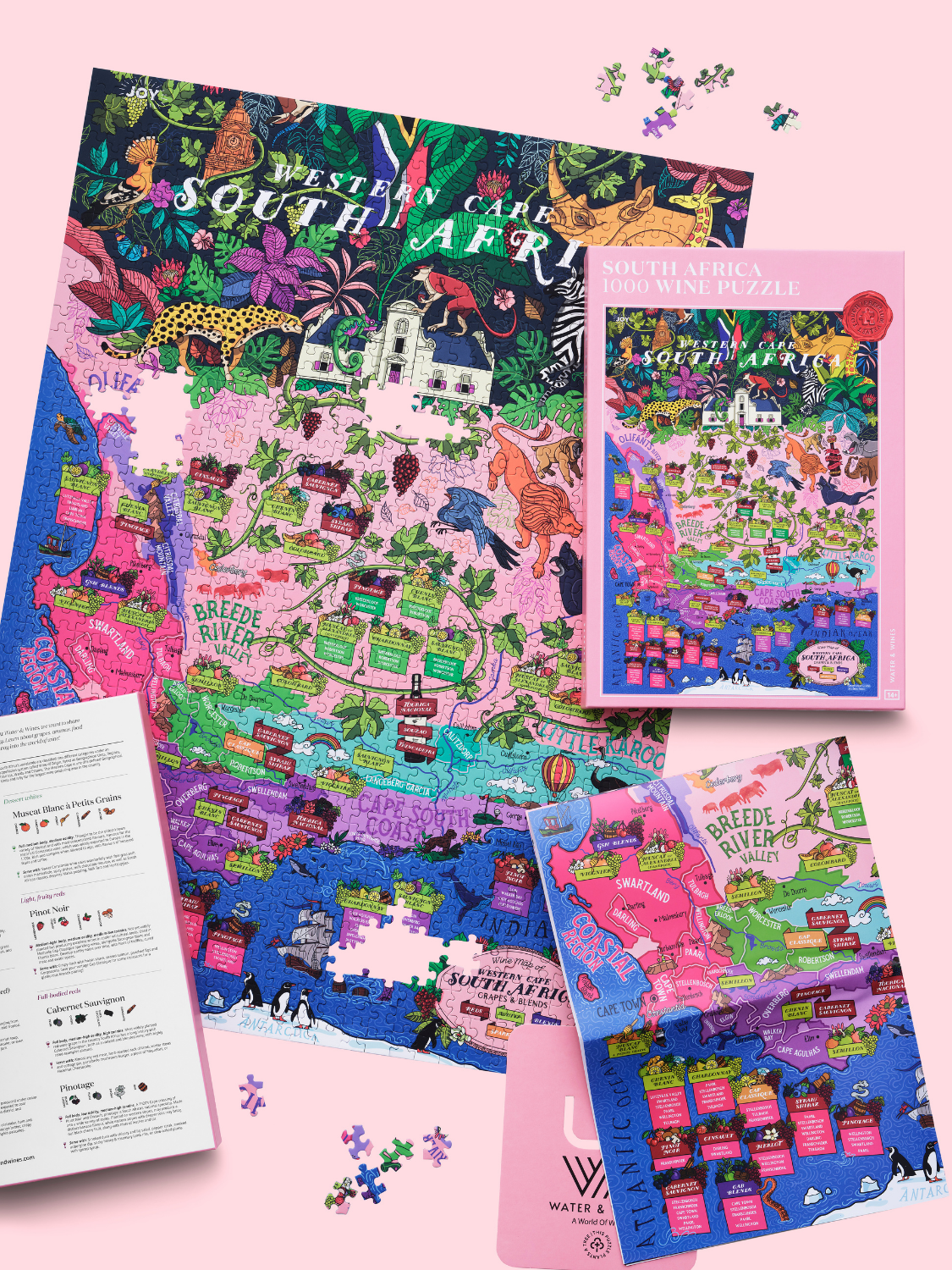 South Africa Wine 1000 Piece Jigsaw Puzzle | Water & Wines - Jigsaw Puzzles - The Puzzle Center