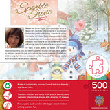 Sparkle & Shine - Frosty Family Moments 500 Piece Glitter Jigsaw Puzzle | Masterpieces Puzzles - Jigsaw Puzzles - The Puzzle Center