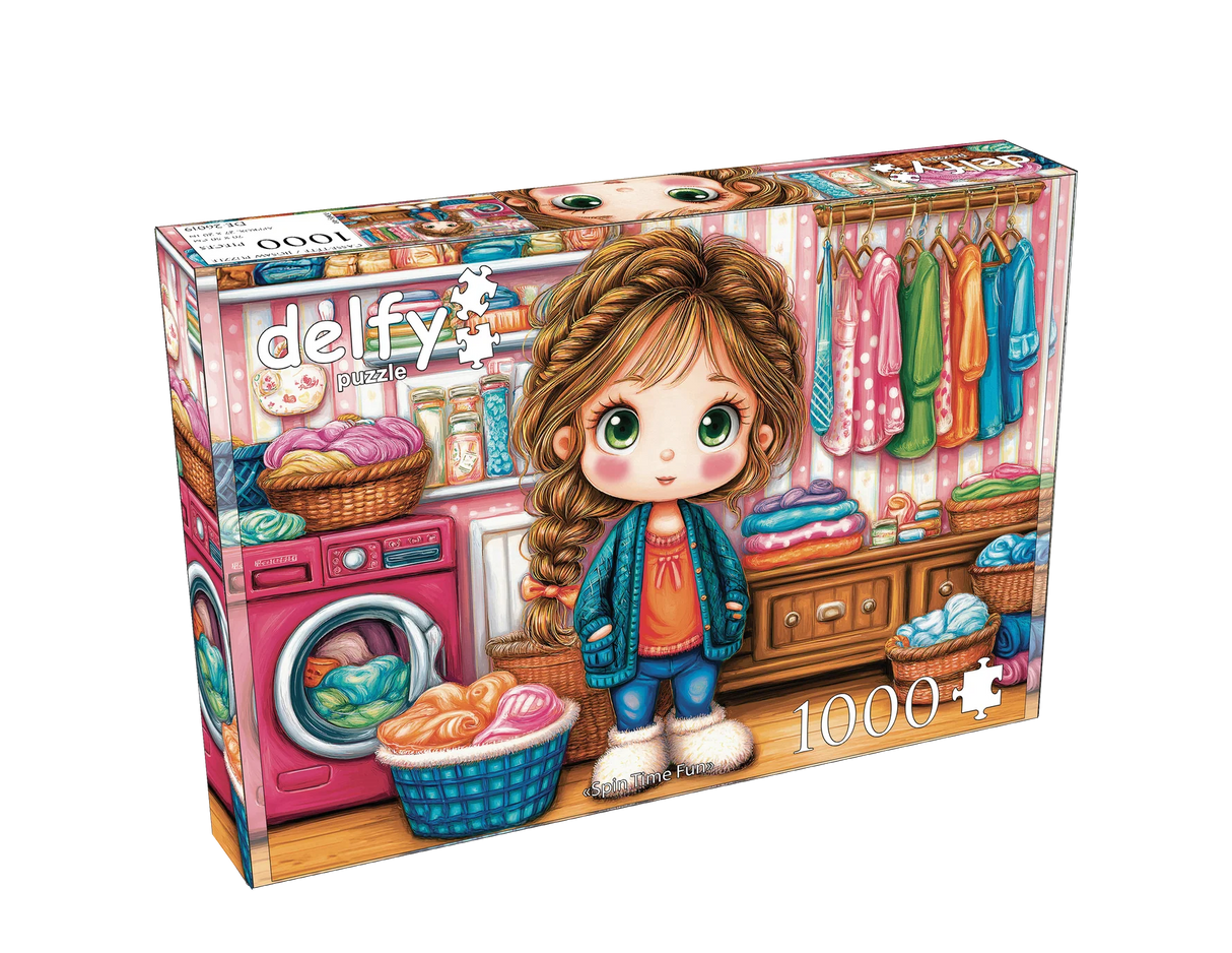Spin Time Fun 1000 Piece Jigsaw Puzzle | Delfy Puzzles - Jigsaw Puzzles - The Puzzle Center