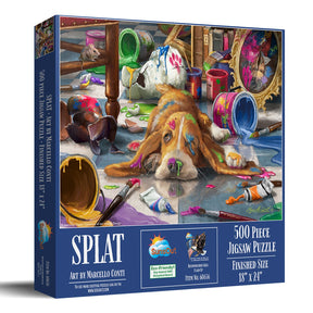 Splat 500 Piece Jigsaw Puzzle by SunsOut Puzzles - SunsOut - Jigsaw Puzzles - The Puzzle Center