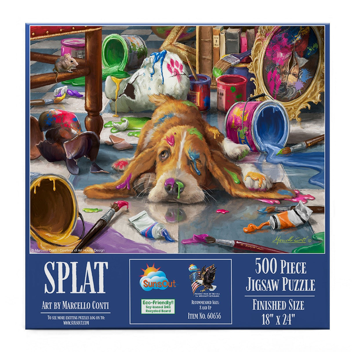 Splat 500 Piece Jigsaw Puzzle by SunsOut Puzzles - SunsOut - Jigsaw Puzzles - The Puzzle Center