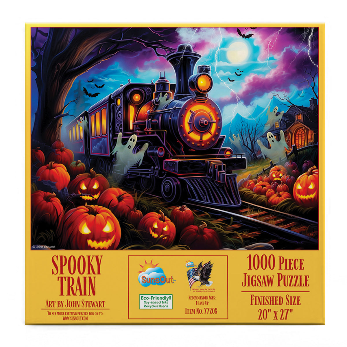 Spooky Train 1000 Piece Jigsaw Puzzle | SunsOut