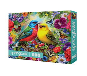 Spring Birds Serenade 500 Piece Jigsaw Puzzle | Springbok Puzzles - Jigsaw Puzzles - The Puzzle Center