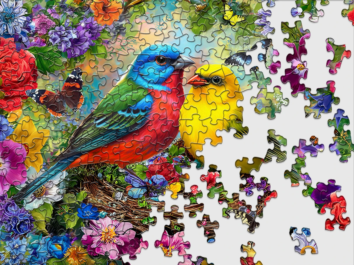 Spring Birds Serenade 500 Piece Jigsaw Puzzle | Springbok Puzzles