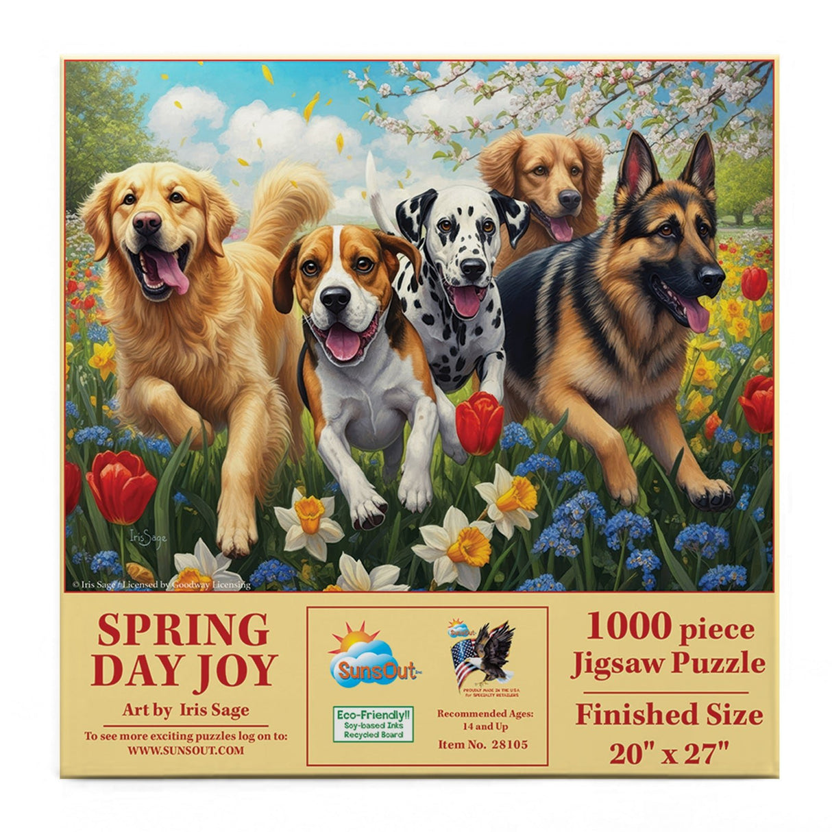 Spring Day Joy 1000 Piece Jigsaw Puzzle by SunsOut Puzzles - SunsOut - Jigsaw Puzzles - The Puzzle Center