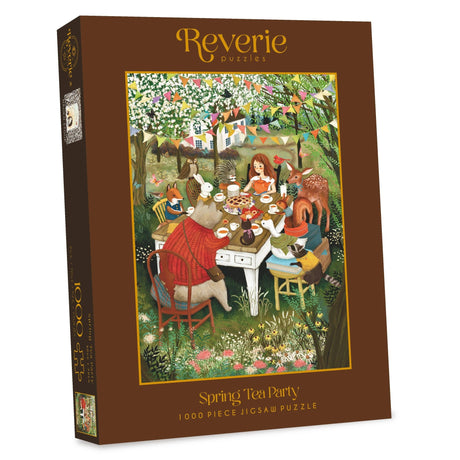 Spring Tea Party 1000 Piece Jigsaw Puzzle | Reverie - Jigsaw Puzzles - The Puzzle Center
