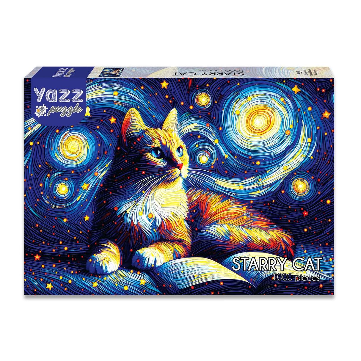 Starry Cat 1000 Piece Jigsaw Puzzle | Yazz - Jigsaw Puzzles - The Puzzle Center